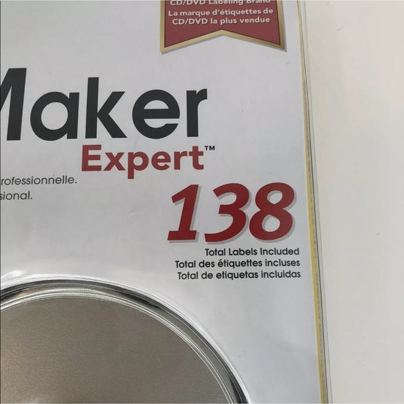 Memorex 3202 03947 CD / DVD Label Maker Expert 138 Label Design Studio NEW - Picture 3 of 6